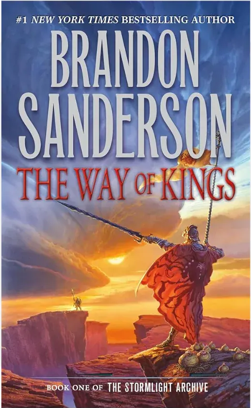 Book cover art for The Way of Kings, Book One of The Stormlight Archive, by Brandon Sanderson